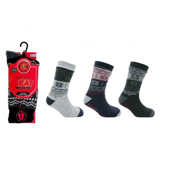 Hm Furlined Mens Fairisle Sock (12)